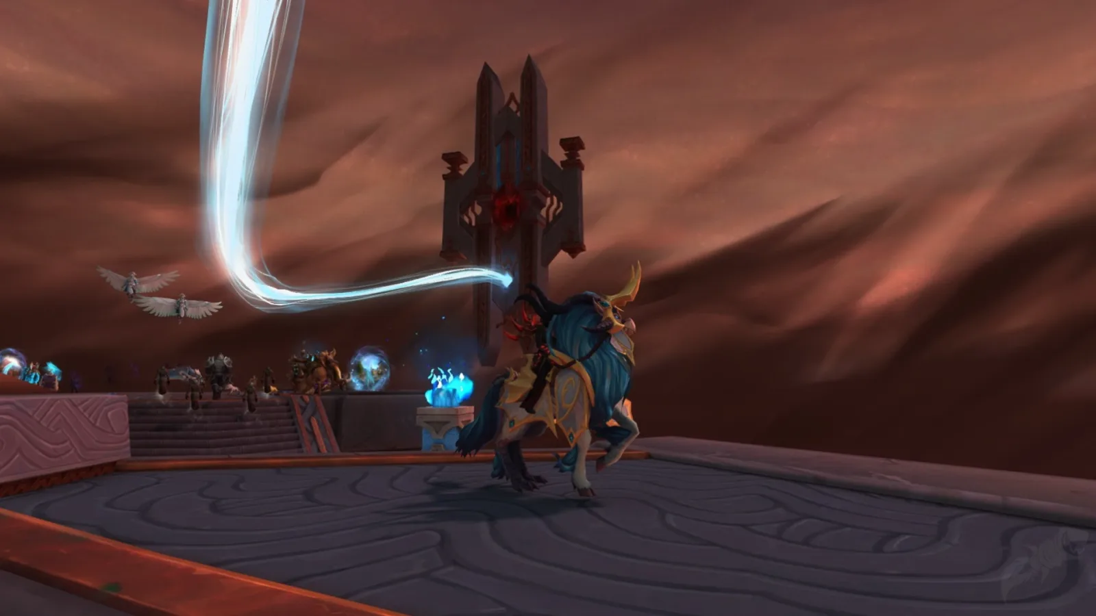 Armored Vorquin Leystrider mount picture
